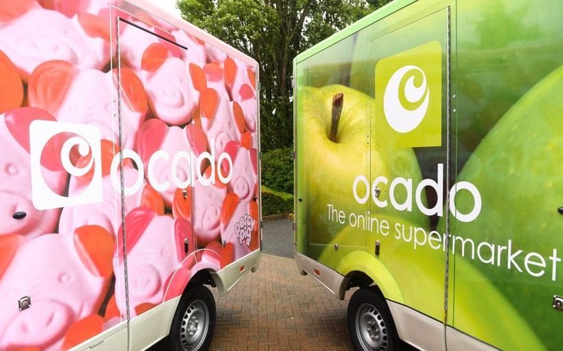 Ocado送货车（图片来源：Ocado）