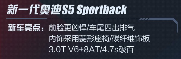 新一代奥迪S5 Sportback